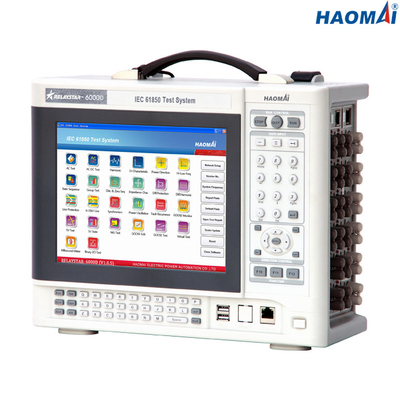 IEC con varios modos de funcionamiento 61850 que prueba, 8,82 libras de HAOMAI de protección de la retransmisión de equipo de prueba