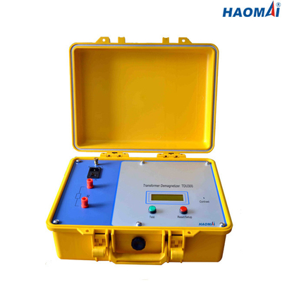 La prueba portátil del transformador de poder de HAOMAI fijó el desmagnetizador ligero 10A