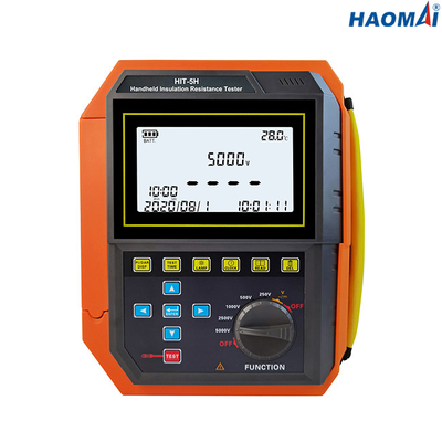 PDA antiinterferente 5kv del instrumento de la prueba de resistencia de aislamiento
